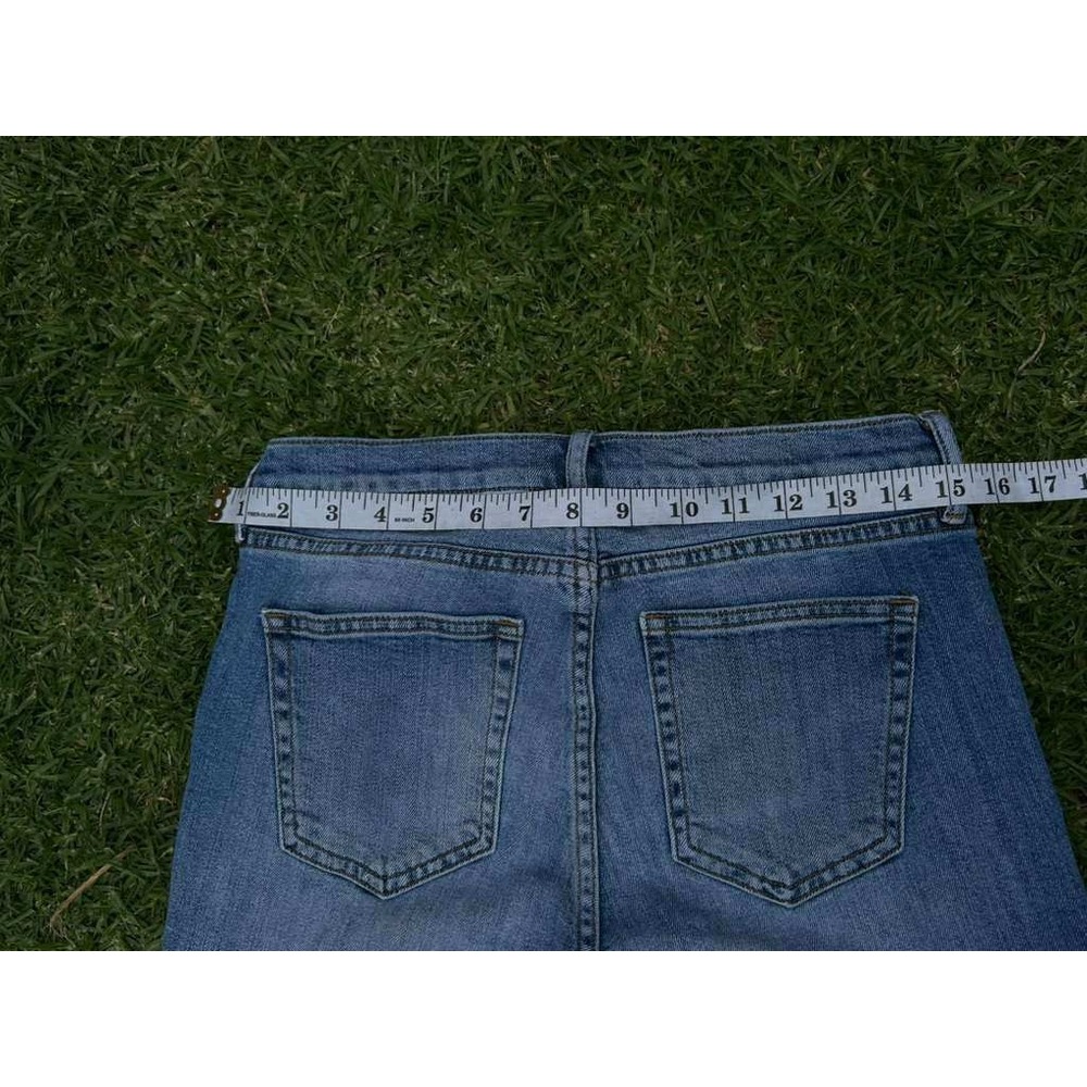 Gap 1969 Authentic True Skinny Distressed Medium Wash Jeans Womens 27s Y2K - Picture 4 of 10